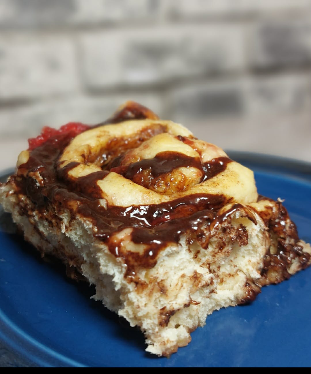 Chocolate Covered Strawberry Cinnamon Rolls