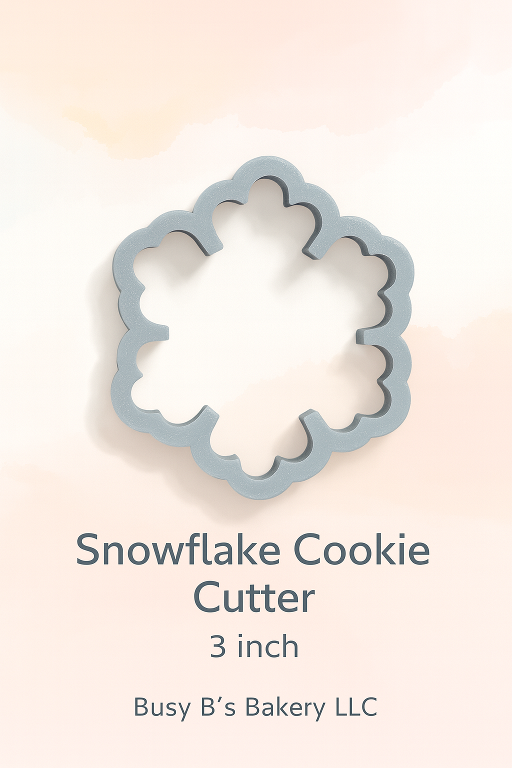Scalloped Snowflake Cookie Cutter – 3.5 Inch | Creative Hive